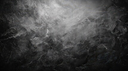 Wall Mural - Abstract Black Background With White Particles