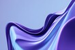 © JaeMin - Smooth purple and blue abstract waves flowing fluid texture background for creative digital art design.