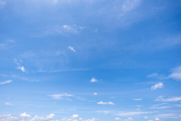 Wall Mural - clear blue sky background,clouds with background, blue sky background with tiny clouds. white fluffy