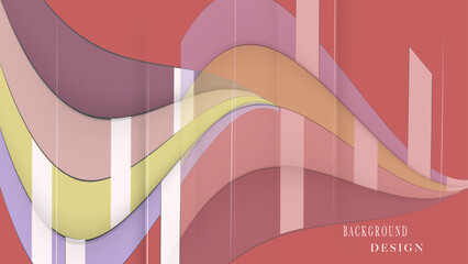 Wall Mural - Modern colorful stripes background