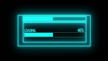 HUD display screen frames, info boxes and UI interface of future technology, modern user interface elements, Hud control panel. High tech screen digital hologram window, Hud loading icon animation 4k