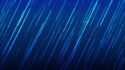 Wall Mural - animation showing fast-moving diagonal digital lines of futuristic communication, high-speed data st