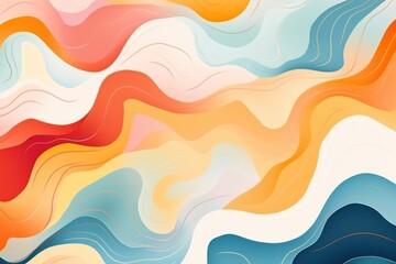 Wall Mural - organic shape backgrounds abstract pattern.