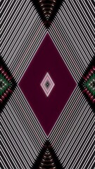 Wall Mural - Futuristic abstract background with converging light streaks in radial symmetry	