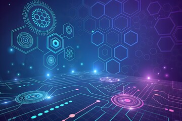 abstract technology background vector illustration