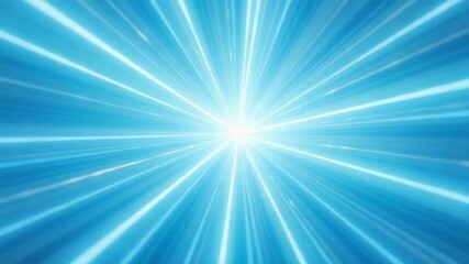 Wall Mural - a blue starburst background with light streaks