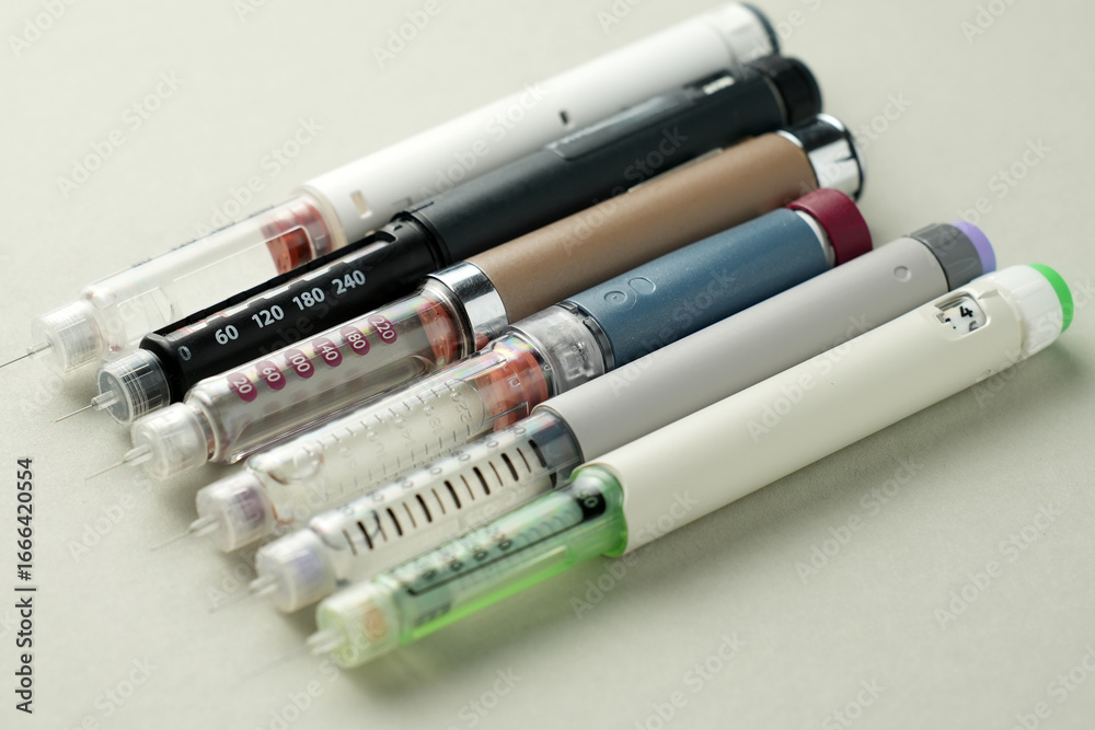 Various injection pens for semaglutide and GLP-1 drugs, insulin and ...