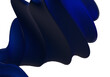 © 3donsbackground - Abstract 3d blue element spins wave color illustration design background png render curve line