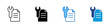 © sahila - Tool Document Multiple Style Icon Vector Design - File with wrench symbol, indicating repair report, instruction sheet, or configuration file