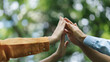 © Benjamas - Environmental concept, business people join forces on World Environment Day and global community teamwork the global environment, society and environment CSR and sustainable development.