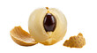 © gabriel - Fresh longan fruit closeup exotic tropical sweet asian fruit healthy food ingredient delicious juicy dessert on transparent background