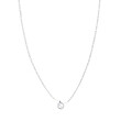 © shahar - Silver chain necklace with round pendant on transparent background