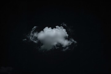 Wall Mural - dark sky with bright clouds