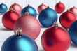© sornram - A vibrant collection of red and blue Christmas ornaments, perfect for holiday themes, decorations, and festive celebrations, adding charm to any setup.