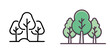 © Raisul54 - Forest Icon Design for Nature, Environment, and Eco Conservation