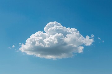 Wall Mural - Sky Background Featuring White Clouds