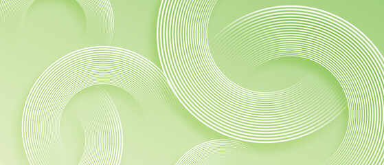 Canvas Print - modern green geometric illustration design, abstract background