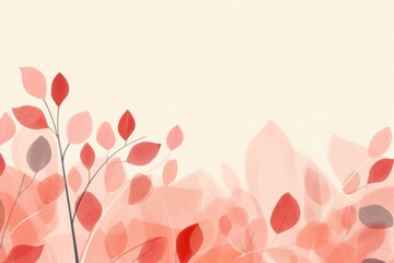 Wall Mural - botanical backgrounds abstract pattern.