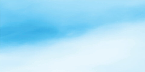 Wall Mural - Abstract watercolor blue sky gradient background illustration for design and presentation purposes clean peaceful backdrop