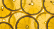 © Nur - Vibrant yellow lemon slices backlit background perfect for summer drinks recipes and healthy food blogs website design refreshing citrus fruit image