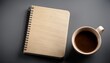 © Gabriela - Notebook and Coffee on Gray Surface