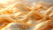 © subir - Elegant shimmering gold flow design high resolution picture
