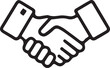 © ASHADUZZAMAN - Two hands shaking in agreement and partnership