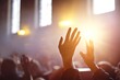 © Divine Light - Hands raised in worship