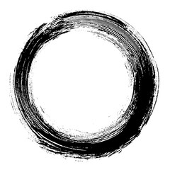 Wall Mural - hand-drawn rough circle sketch