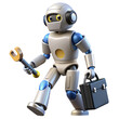 © MDDUDU - 3D Icon of Robotic Assistant in Hydrogen Technology