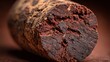 © Vagner Castro - An extreme closeup of the top of a natural cork after it has been pulled from a wine bottle.