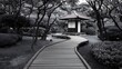 © Mia - Winding Stone Path Through a Japanese Garden
