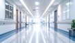 © Abdul Rosid - The bright, clean corridors of a modern hospital, along with a calm and sterile atmosphere, demonstrate the spacious and professional interior architecture of a medical facility. Ideal for health,