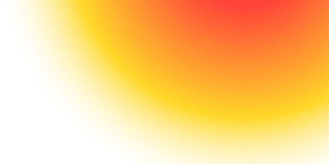 Canvas Print - abstract aesthetic element of glowing yellow and orange gradient