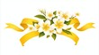 © Rinowz - Elegant vertical frame of Plumeria Frangipani flowers