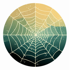 frost-kissed spiderweb crystal sculptures