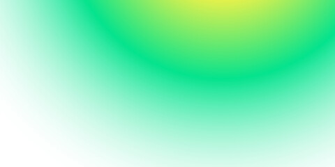 Canvas Print - abstract aesthetic element of glowing green and yellow gradient