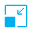 © Noni - Downsize minimize scale colored icon