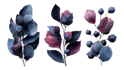 Isolated Elegant Floral Arrangement on Transparent Background