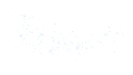 Wall Mural - light effect with many glitter particles with transparency. starry cloud with shining dust