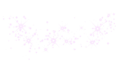 Wall Mural - light effect with many glitter particles with transparency. starry cloud with shining dust