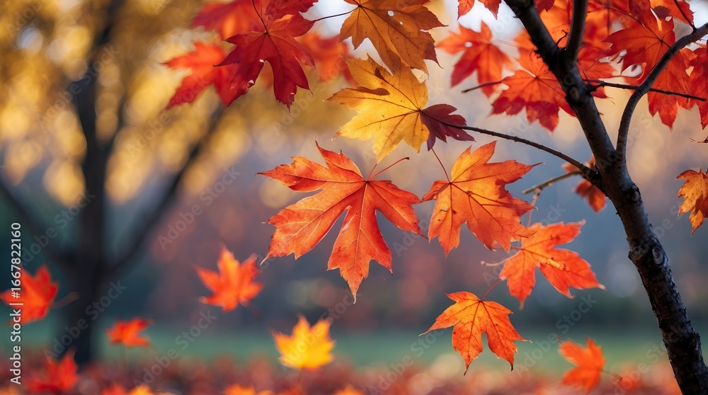 Autumn Leaves in the Sun — Warmth, Color, and Nature’s Breath