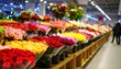 © Wisnu - Variety of colorful fresh cut flowers for sale at a supermarket floral department