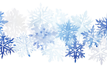Canvas Print - png snowflakes backgrounds nature white.