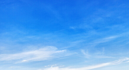 Wall Mural - blue sky with white clouds