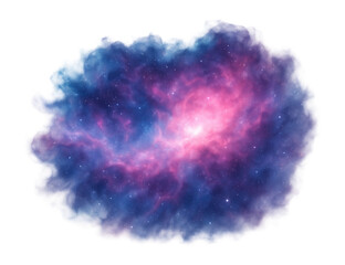 Wall Mural - emission nebula with glowing ionized gases
