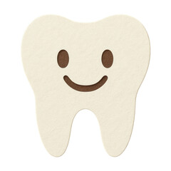 Wall Mural - png smiling tooth paper cutout