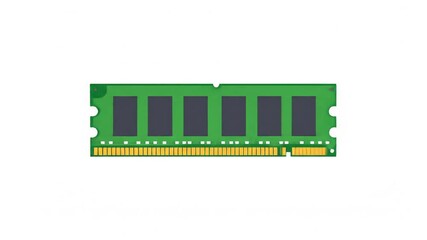 Ram memory module illustration