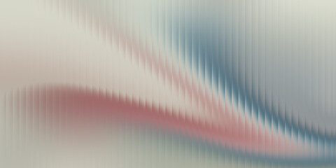 Wall Mural - soft, blurred waves of pastel pink and blue flow across a textured, ribbed background, creating a ge