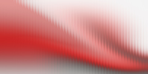 Wall Mural - a soft, flowing wave of red and white light creates a beautiful abstract background with vertical li